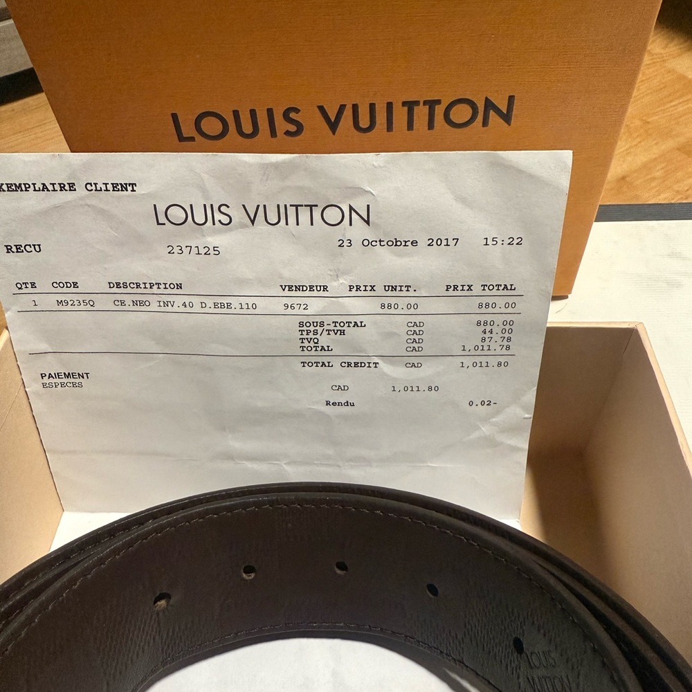 Louis Vuitton Brown Belt - Picture 2 of 3